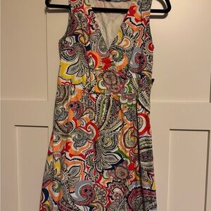 Tommy Hilfiger Colorful Paisley Midi Dress
